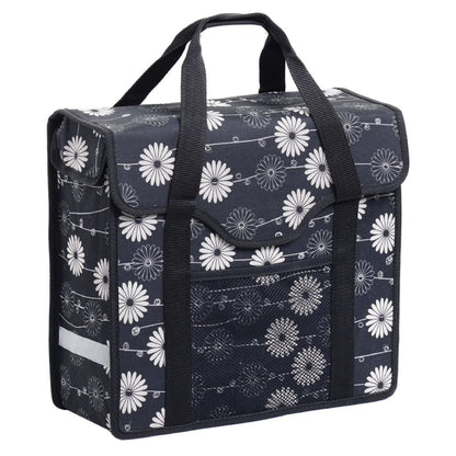 7-Series Fietstas 15 L Flora Zwart 70102