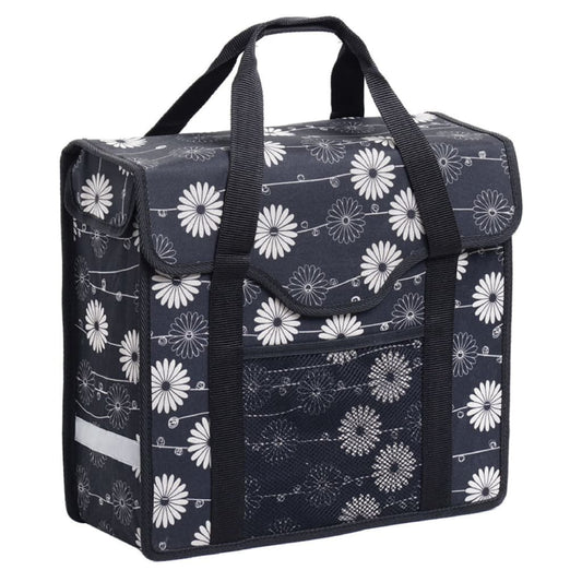 7-Series Fietstas 15 L Flora Zwart 70102