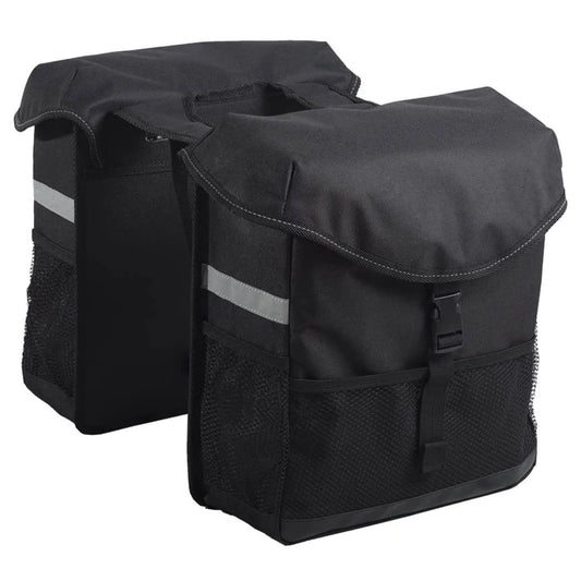 7-Series Fietstas Dubbel 19 L Zwart