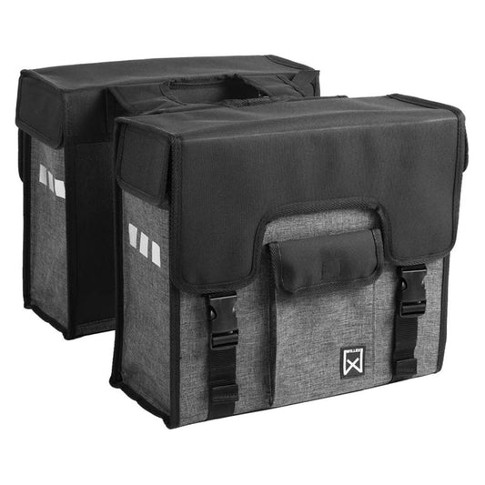 Willex Fietstas 38 L Zwart En Grijs 10613