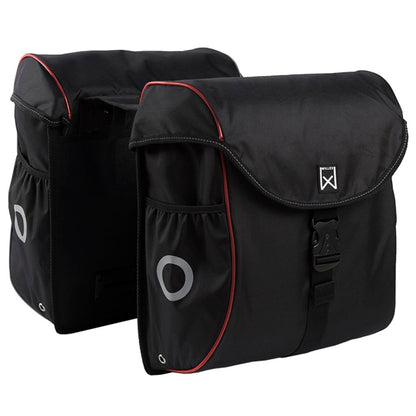 Willex Fietstassen 38 L Zwart En Rood 16105