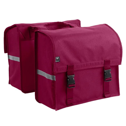 7-Series Fietstas Dubbel 34 L Rood