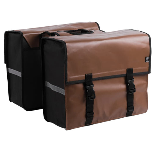 7-Series Fietstas Dubbel 46 L Zeildoek Bruin