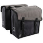 Willex Fietstas Dubbel 101 30 L Canvas Grijs En Zwart