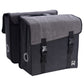 Willex Fietstas Dubbel 101 30 L Canvas Grijs En Zwart