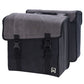 Willex Fietstas Dubbel 101 30 L Canvas Grijs En Zwart