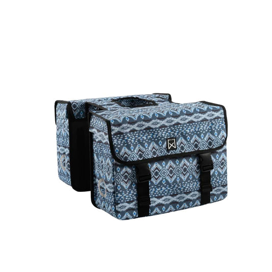 Willex Fietstas Dubbel Indigo 33 L Blauw