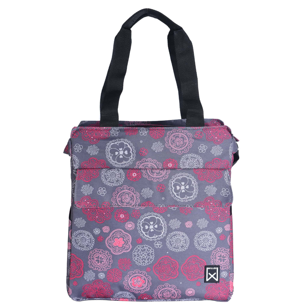 Willex Fietstas Cosmos 15 L Grijs En Rood