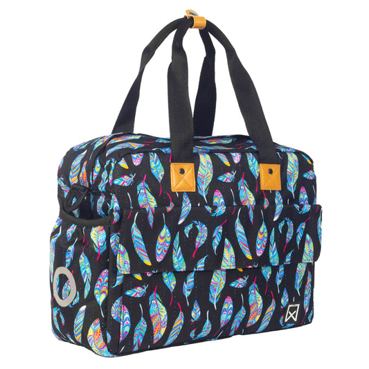 Willex Fietstas 15 L Blauwe Veren