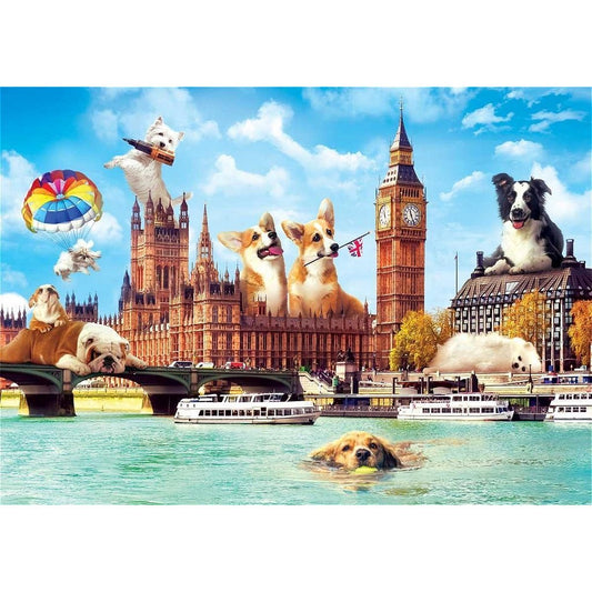 Trefl Funny Cities Puzzel Londen 1000 Stukjes