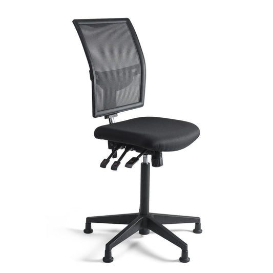 Werkstoel K Kassastoel Black Edition Glijdoppen (N)En 1335