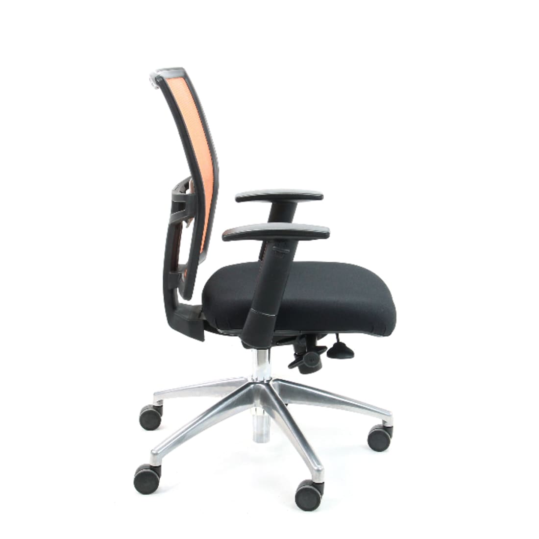 Refurbished Bureaustoel Ergonomisch Design Projectas V1 Oranje (N)En 1335