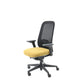 Bureaustoel Nora Mesh Geel Black Edition - Ergonomisch Design Nen1335