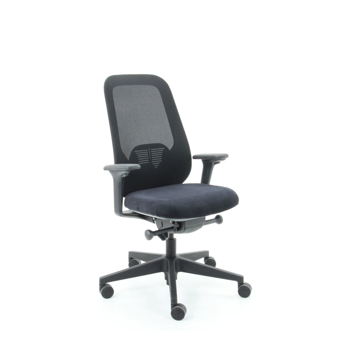 Bureaustoel Nora Mesh Zwart Black Edition - Ergonomisch Design Nen1335