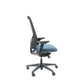 Bureaustoel Nora Mesh Blauw Black Edition - Ergonomisch Design Nen1335