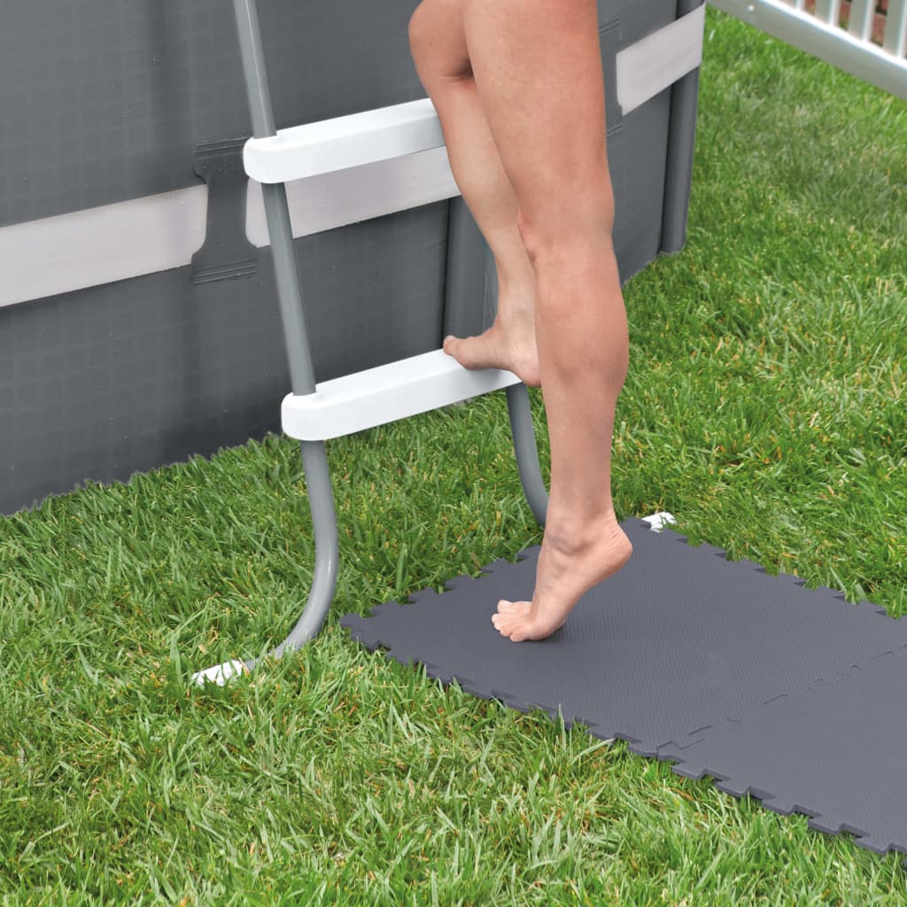 Intex Vloerbeschermers 8 St In Elkaar Grijpend 50X50X0,5 Cm 1,9 M²