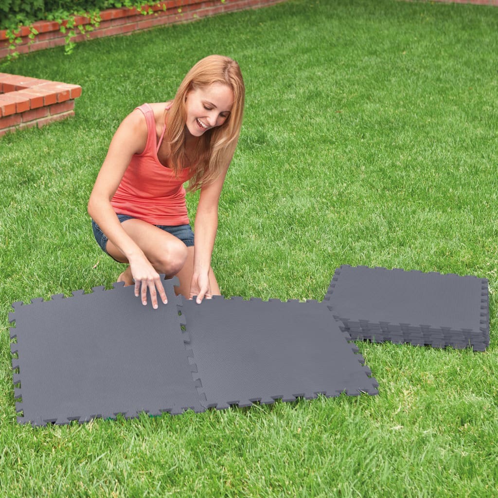 Intex Vloerbeschermers 8 St In Elkaar Grijpend 50X50X0,5 Cm 1,9 M²