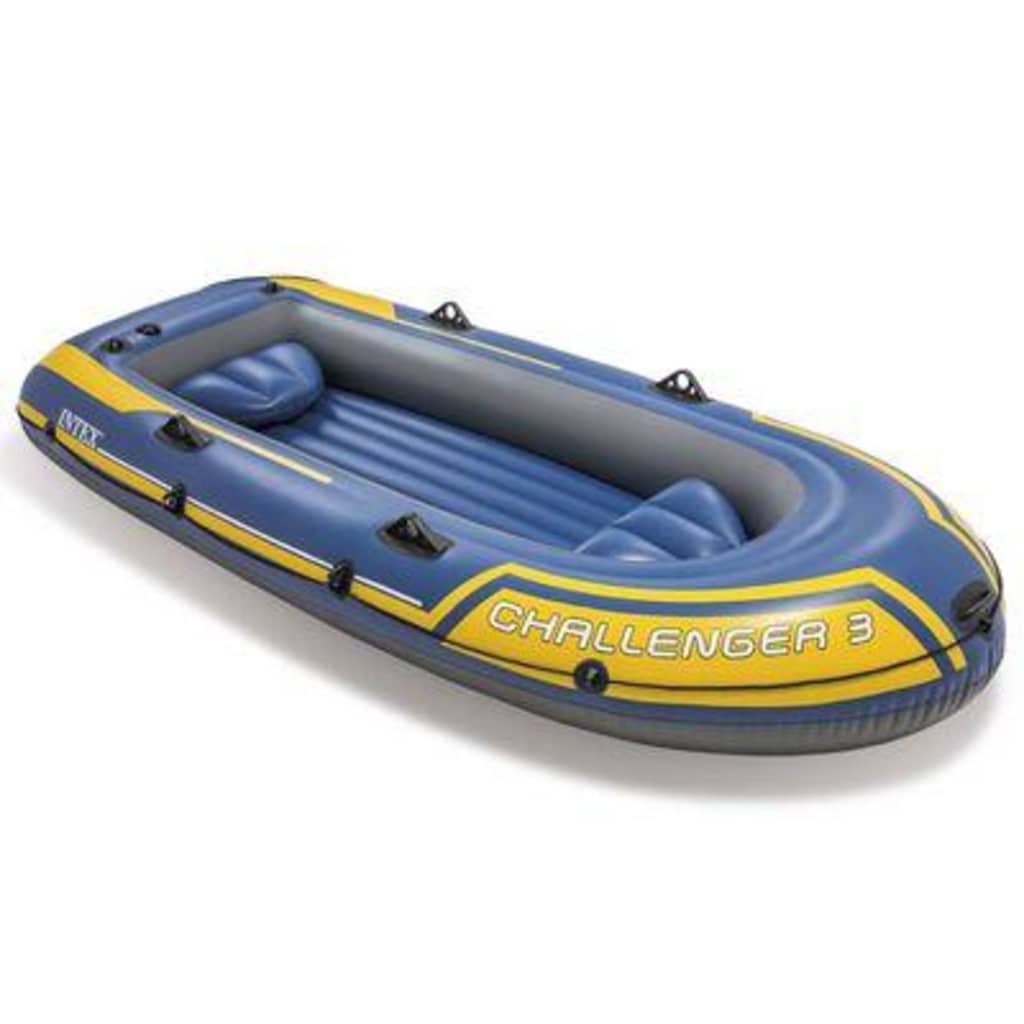 Intex Challenger 3 Opblaasboot Met Roeispanen En Pomp 68370Np