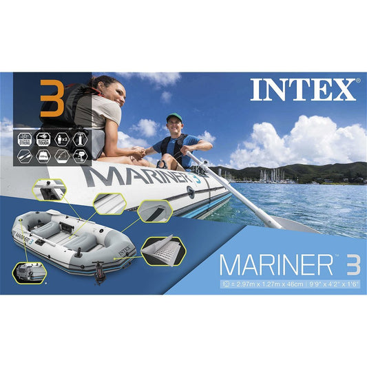 Intex 68373Np Mariner 3 3-Persoons Opblaasboot Set