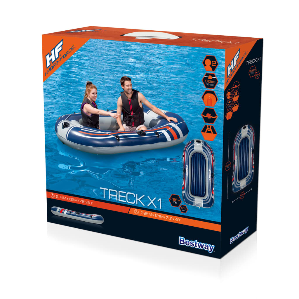 Bestway Hydro-Force Opblaasboot Treck X1 228X121 Cm 61064