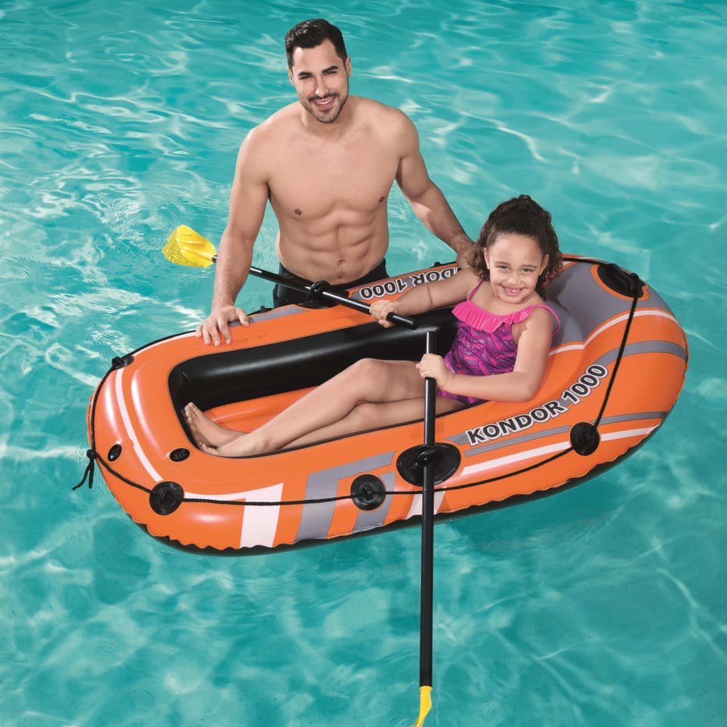 Bestway Opblaasbotenset Kondor 1000 Set 155X93 Cm 61078
