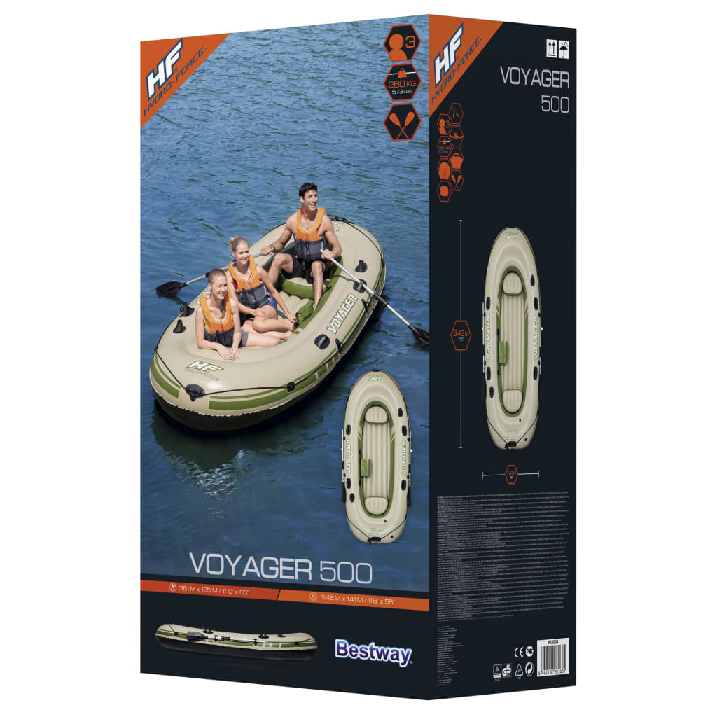 Bestway Hydro-Force Opblaasboot Voyager 500 348X141 Cm