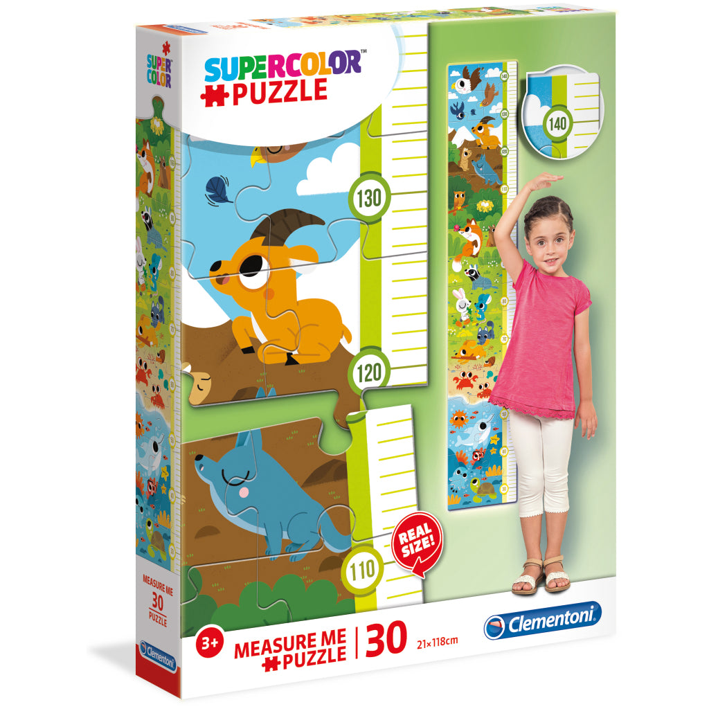 Clementoni Supercolor Puzzel Dieren Groeimeter 30 Stukjes