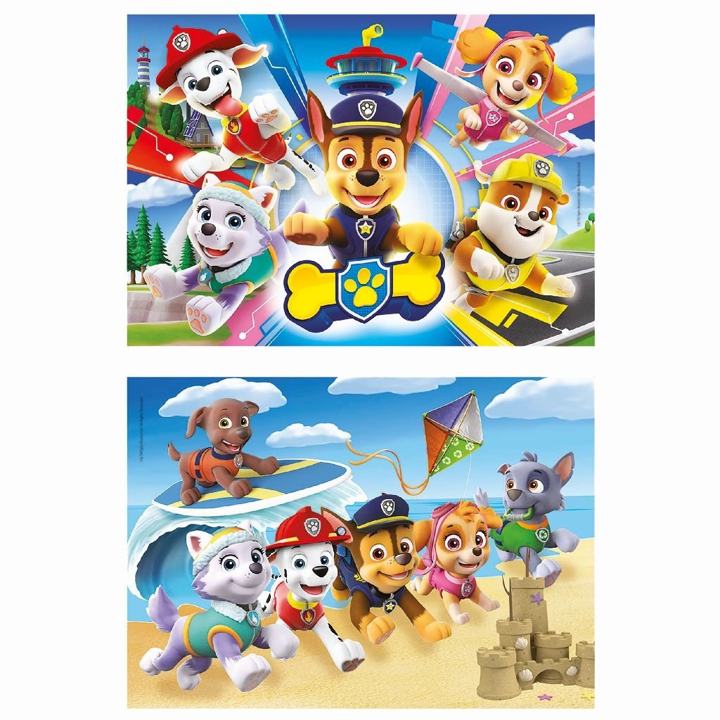 Clementoni Supercolor Puzzel Paw Patrol 2X20 Stukjes