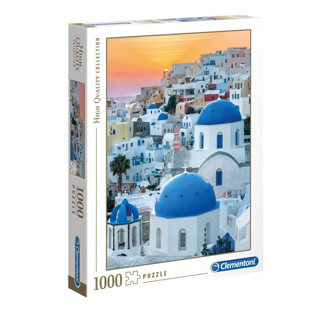 Clementoni High Quality Collection Puzzel Santorini 1000 Stukjes