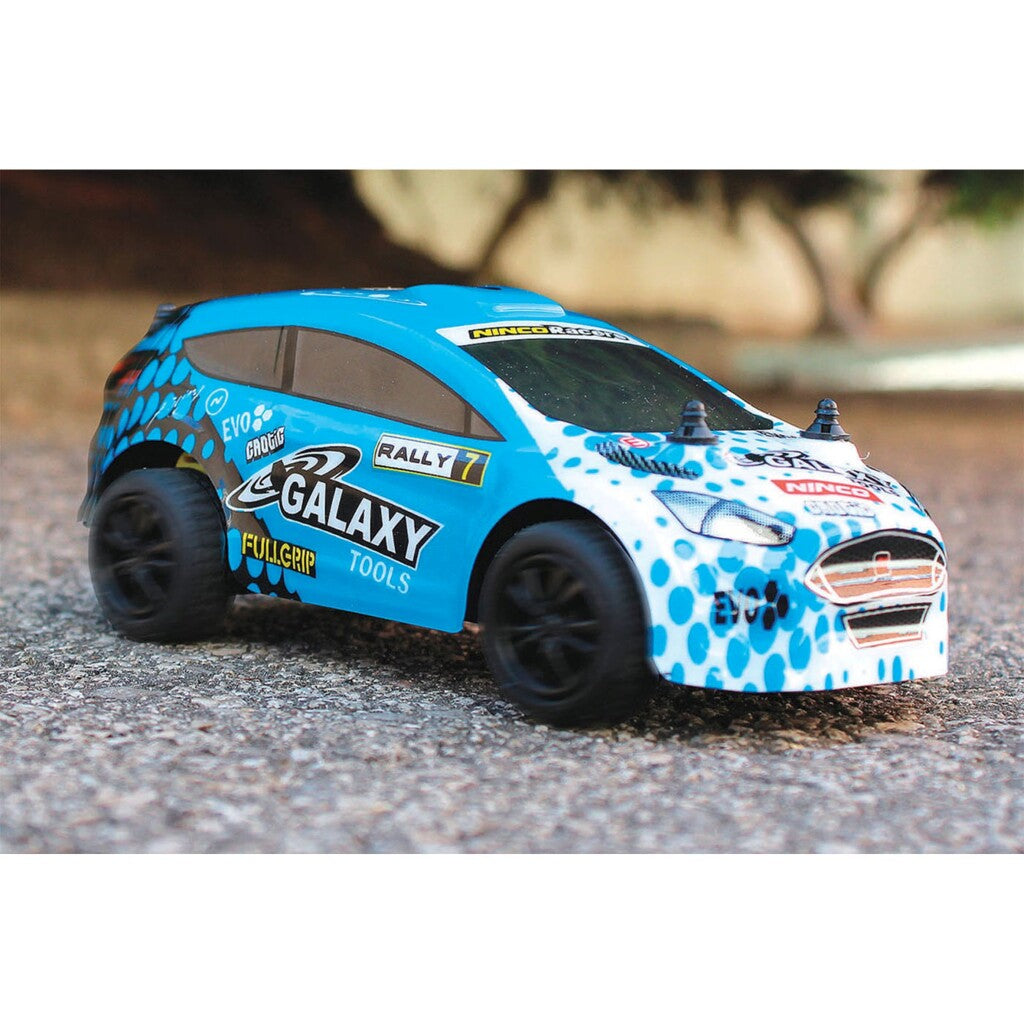 Ninco Rc X Rally Galaxy Auto 1:30 Blauw/Wit