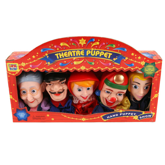 Basic Poppenkast Poppen 5 Stuks Handpoppen