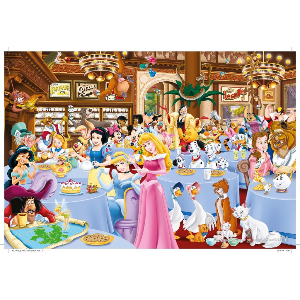 King Puzzel Disney Tearoom And Theater 99 Stukjes Assorti