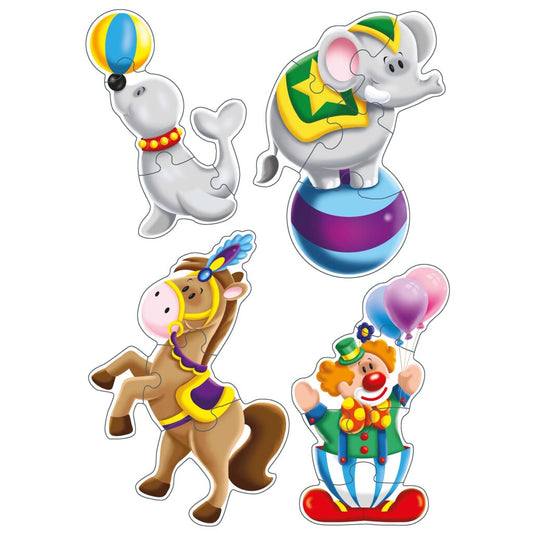 King 5In1 Kiddy Puzzel Circus 30 Stukjes