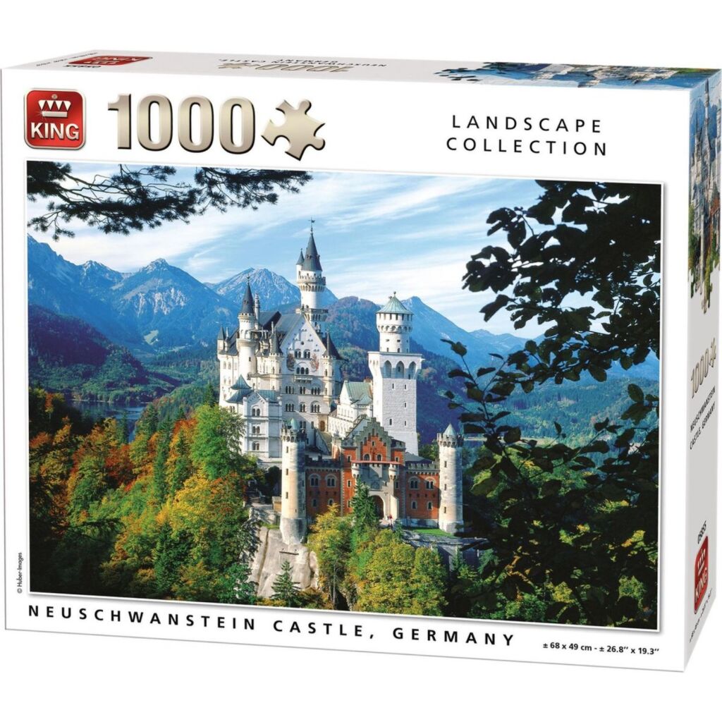 King Puzzel Landscape Collection Slot Neuschwanstein 1000 Stukjes