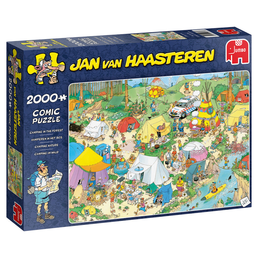 Jumbo Puzzel Jan Van Haasteren Kamperen In Het Bos 2000 Stukjes