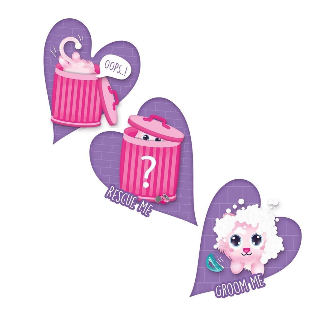 Ses Creative Trashcan Pets Verrassings-Knuffeldier