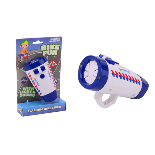Basic Bike Fun Politie Fietssirene Met Licht En Geluid