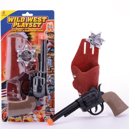 Basic Pistool Met Licht En Geluid En Holster
