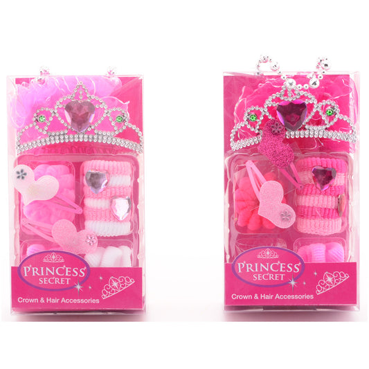 Basic Princess Secret Kroontje Met Haar-Accessoires Assorti