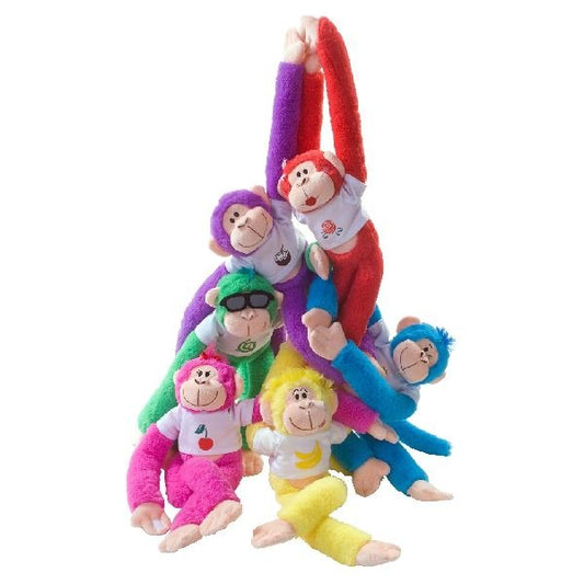 Basic Rainbow Monkey Kuffels  Assorti