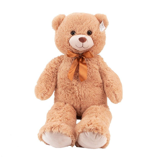 Basic Knuffelbeer Met Strik 100 Cm
