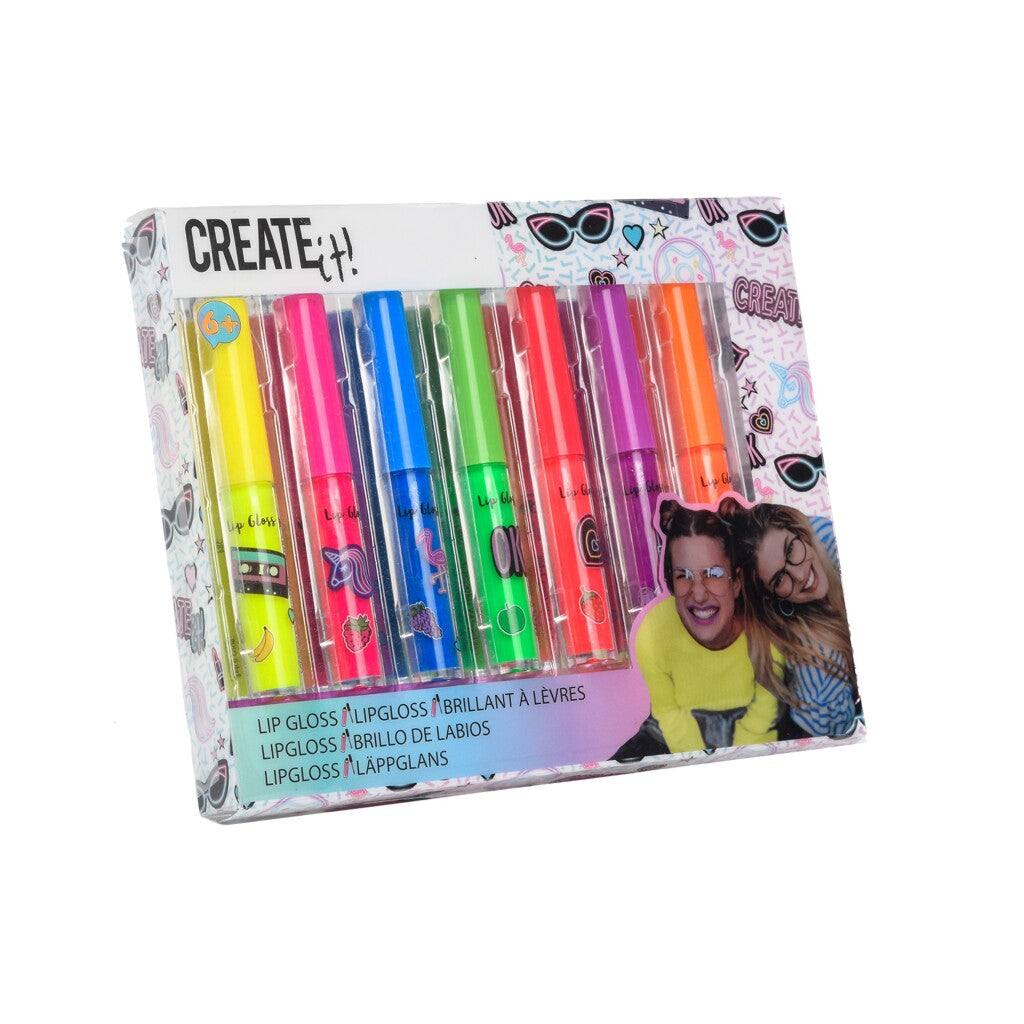Create It Neon Lipgloss 7 Stuks