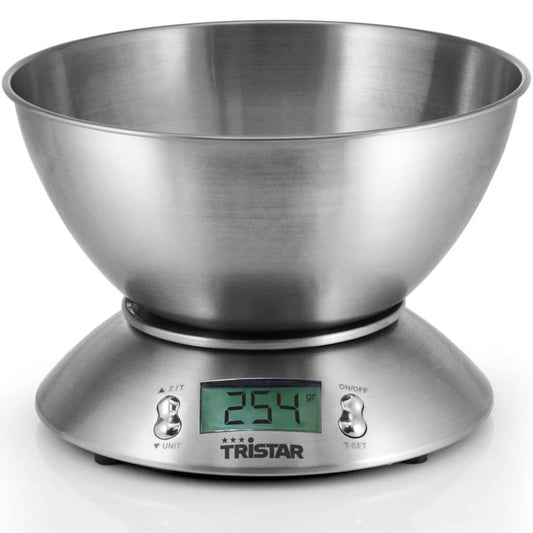 Tristar Keukenweegschaal 5 Kg Met Weegkom