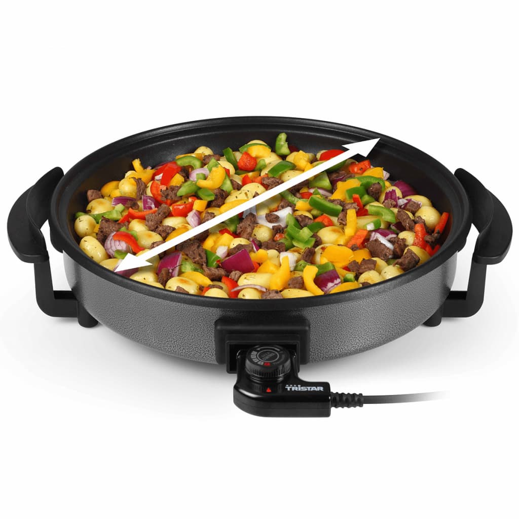 Tristar Multifunctionele Elektrische Grillpan Pz-2964 1500 W 40 Cm