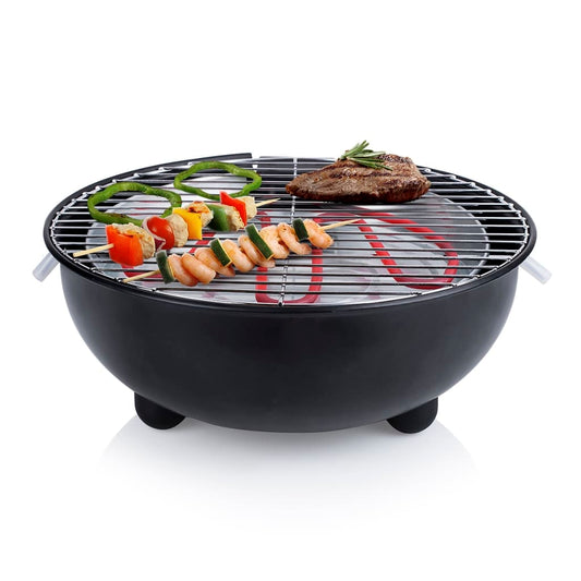 Tristar Elektrische Tafelbarbecue Bq-2880 1.250 W 30 Cm Zwart