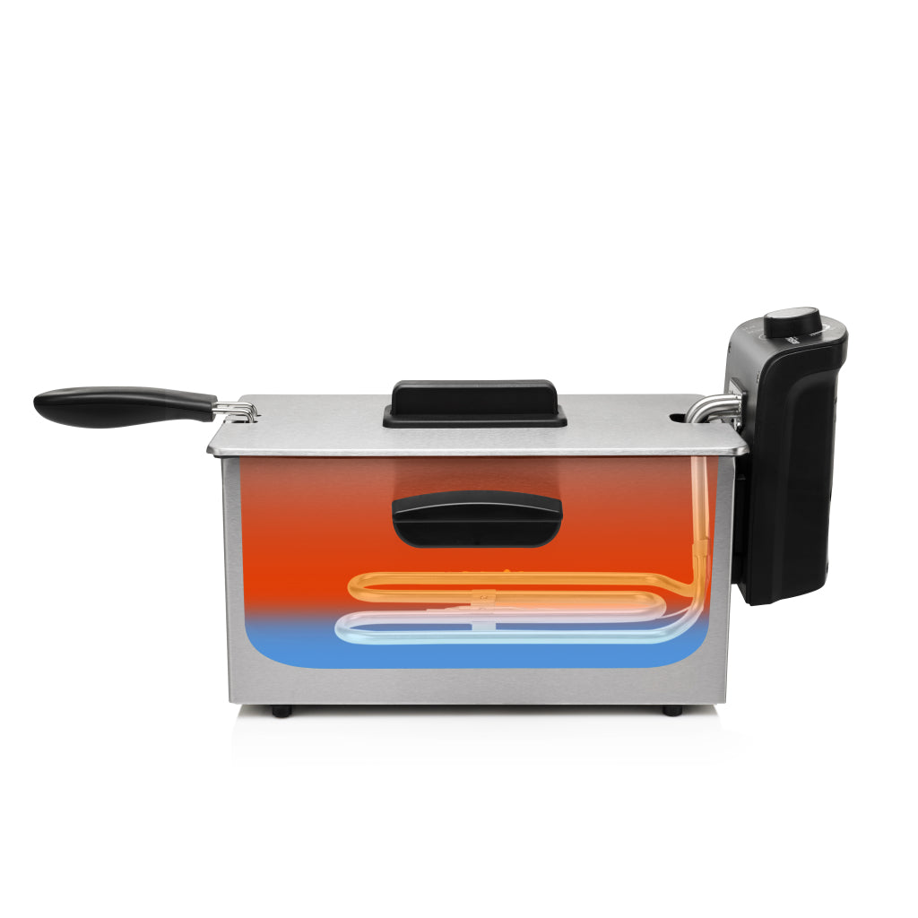 Tristar Fr-6946 Friteuse 3L 2000W Rvs/Zwart