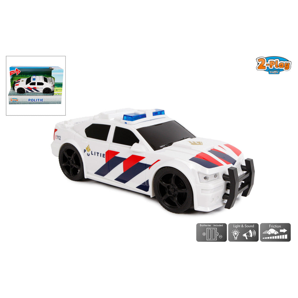 Basic 2-Play Traffic Politieauto Met Licht En Geluid