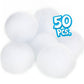 Star Toys Pluche Sneeuwballen 5 Cm 50 Stuks