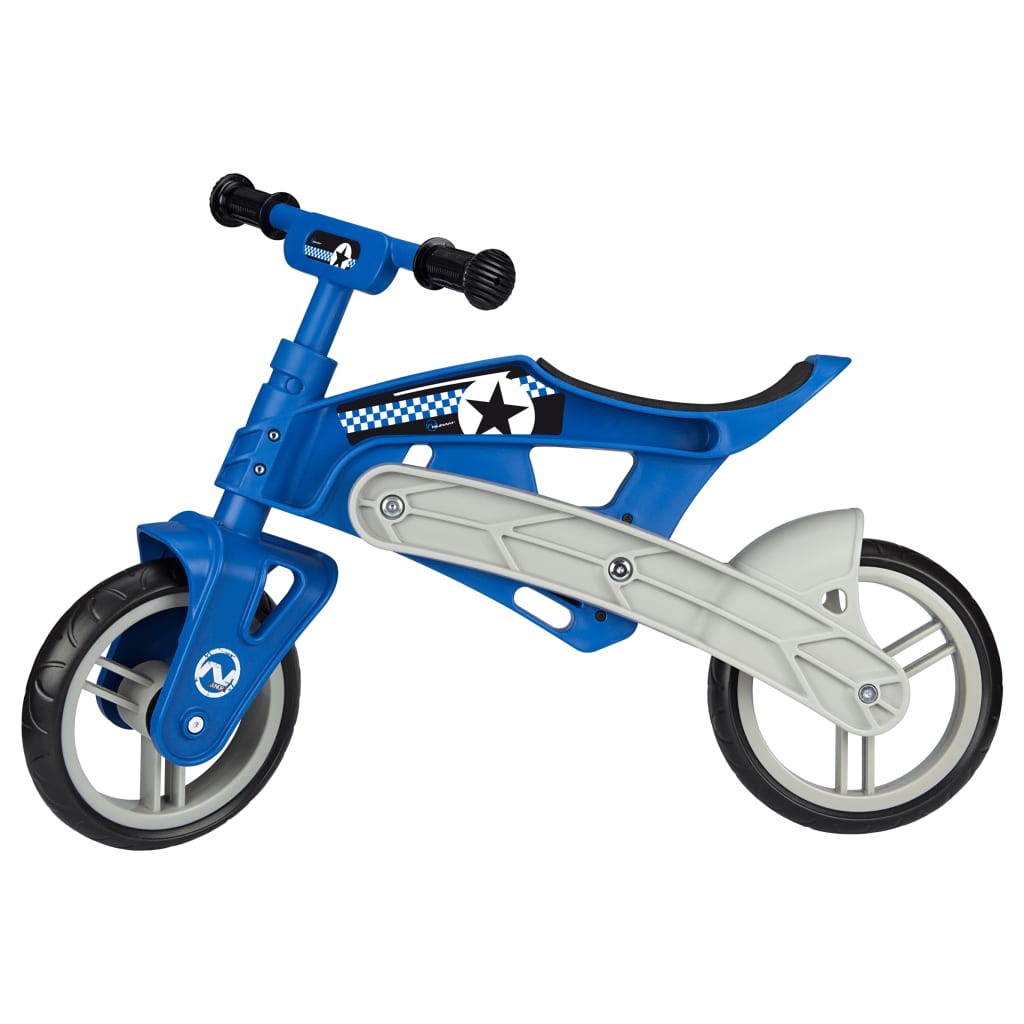 Nijdam Loopfiets Verstelbaar N Rider 10 Inch Junior Blauw