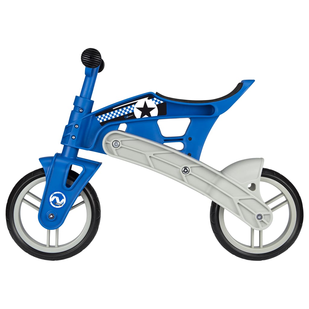 Nijdam Loopfiets Verstelbaar N Rider 10 Inch Junior Blauw